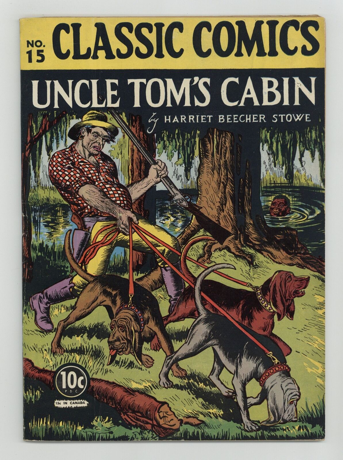 Classics Illustrated 015 Uncle Tom's Cabin #1 VG 4.0 1943