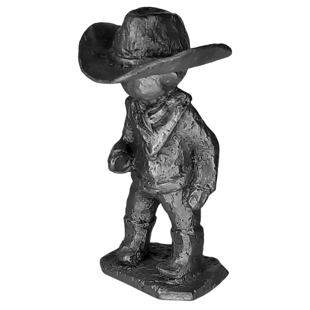 Walli Ortman #039 The Littles Bronco Buster 1976 Hudson Pewter Cowboy Figure VTG Walli Ortman #039 The Littles Bronco Buster 1976 Hudson Pewter Cowboy Figure VTG