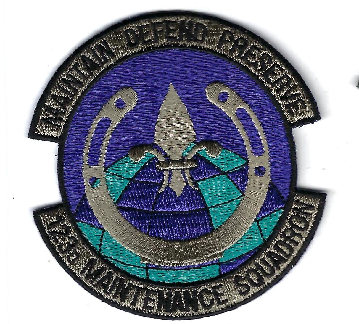 PATCH USAF 123RD MAINTENANCE SQ KENTUCKY AIR GUARD B8-49 PATCH USAF 123RD MAINTENANCE SQ KENTUCKY AIR GUARD B8-49