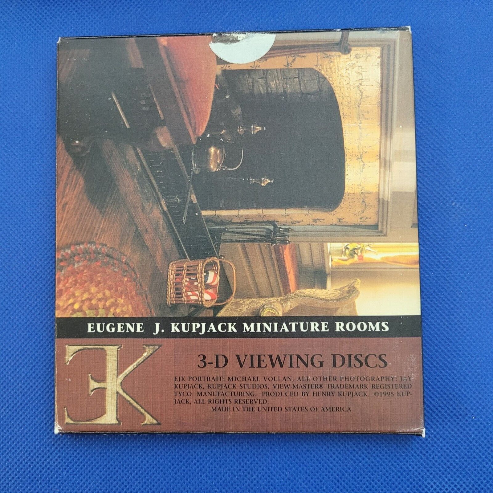 Eugene J. Kupjack Miniature Rooms Vol. 1 view-master 4 Reels Folder