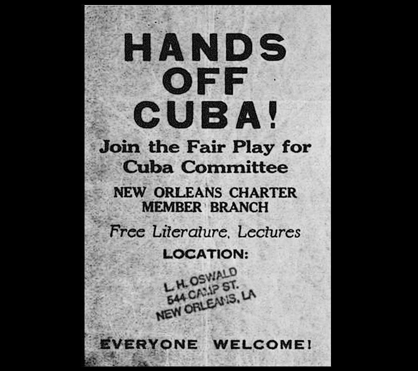 1963 Lee Harvey Oswald Fair Play Cuba Flyer PHOTO John F Kennedy Assassination