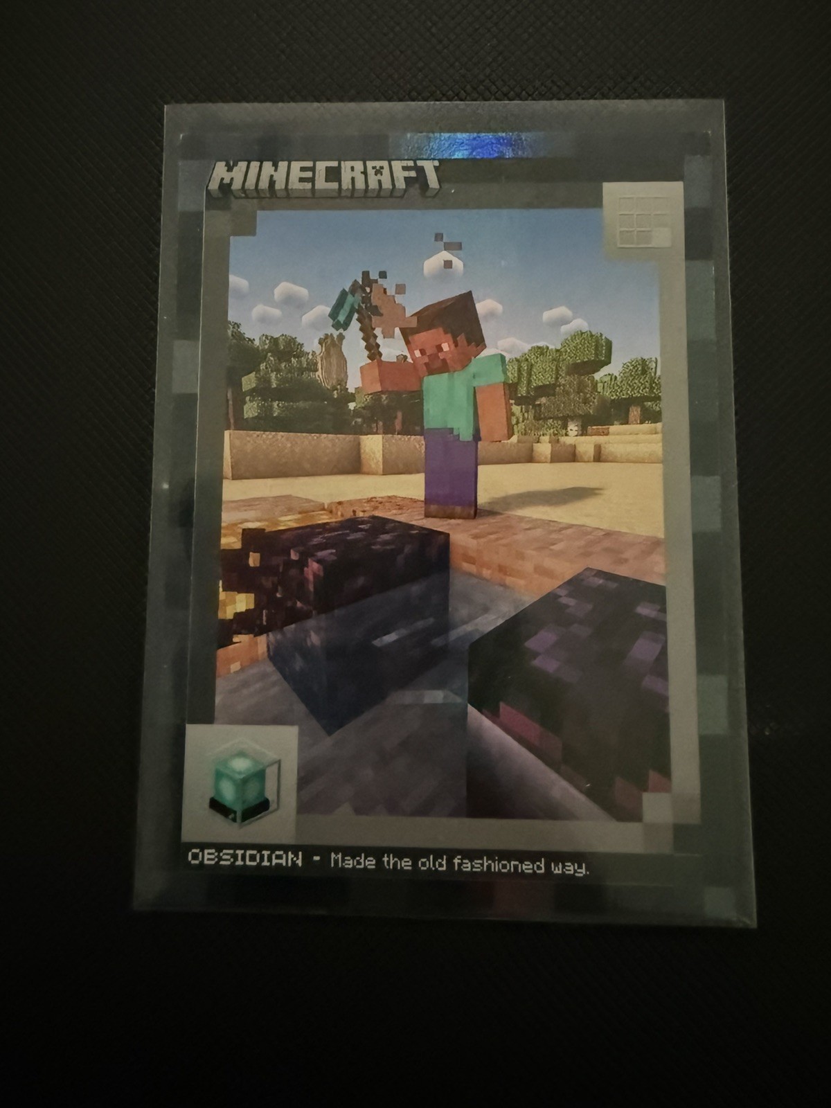 2024 Panini Minecraft #81 Crafting Chronicles Obsidian Black 1/1 2024 Panini Minecraft #81 Crafting Chronicles Obsidian Black 1/1