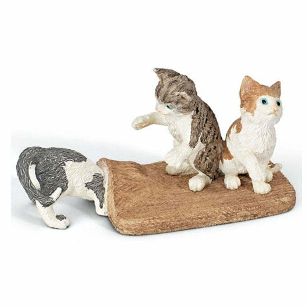 NEW Schleich 13674 Cats Kittens retired farm life animal figurine toy replica