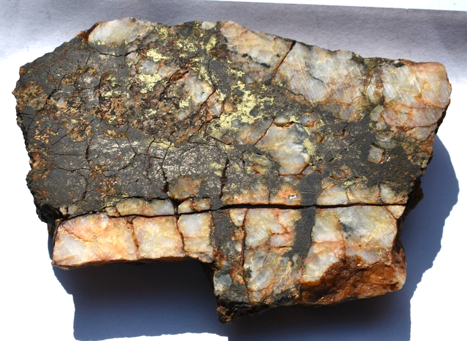 Gold Silver Ore 1800s Ore Knob Copper Mine North Carolina Load of Precious Metal