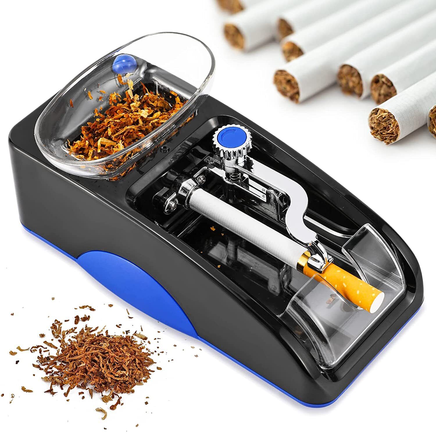 Cigarette Machine Automatic Electric Rolling Roller Tobacco Injector Maker US