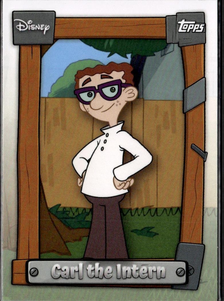 Carl the Intern 2026 Topps Disney Neon - Phineas & Ferb