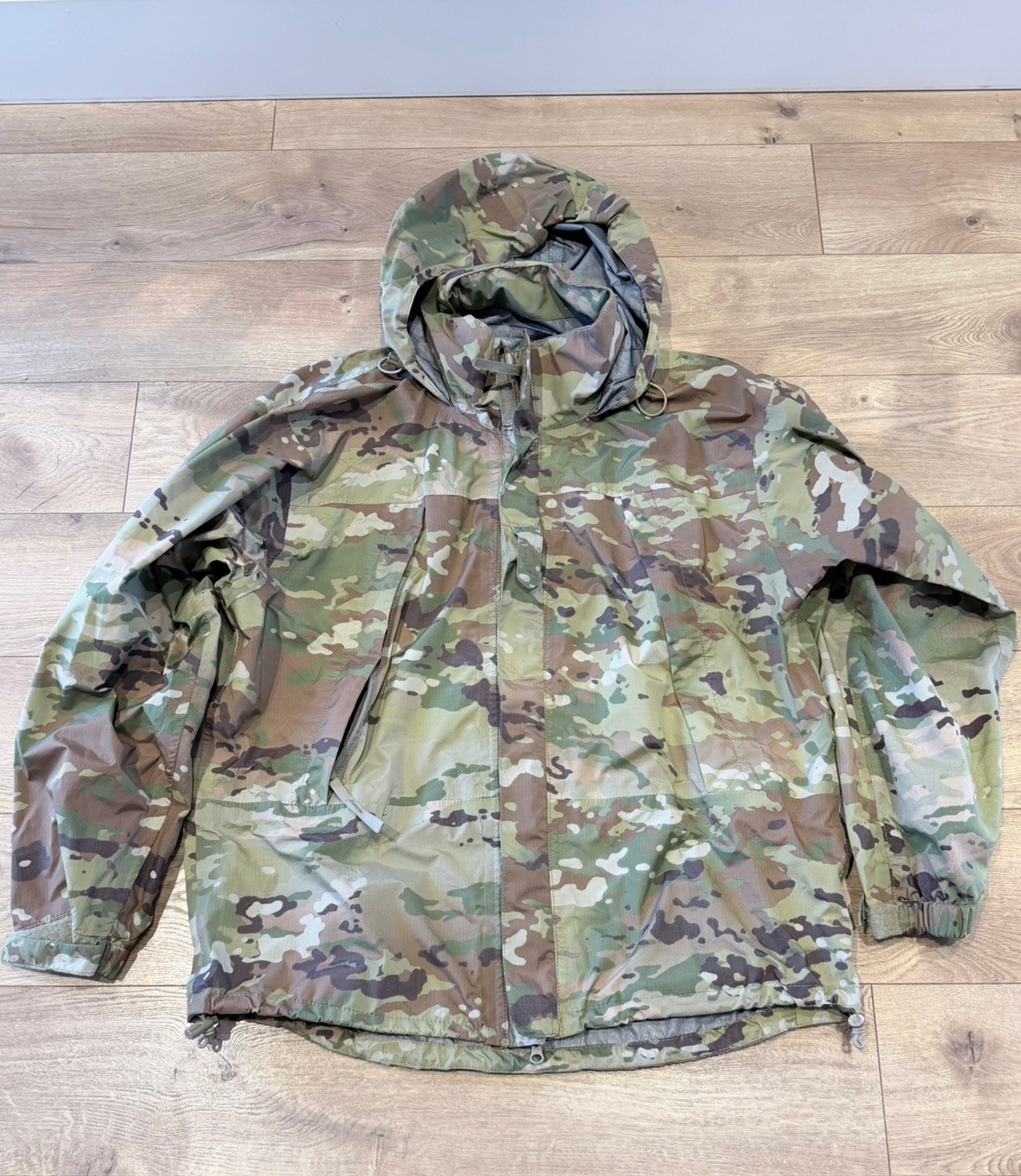 USGI Military ECWCS Gen III Level 6 OCP Camo Waterproof Rain Jacket Medium Reg