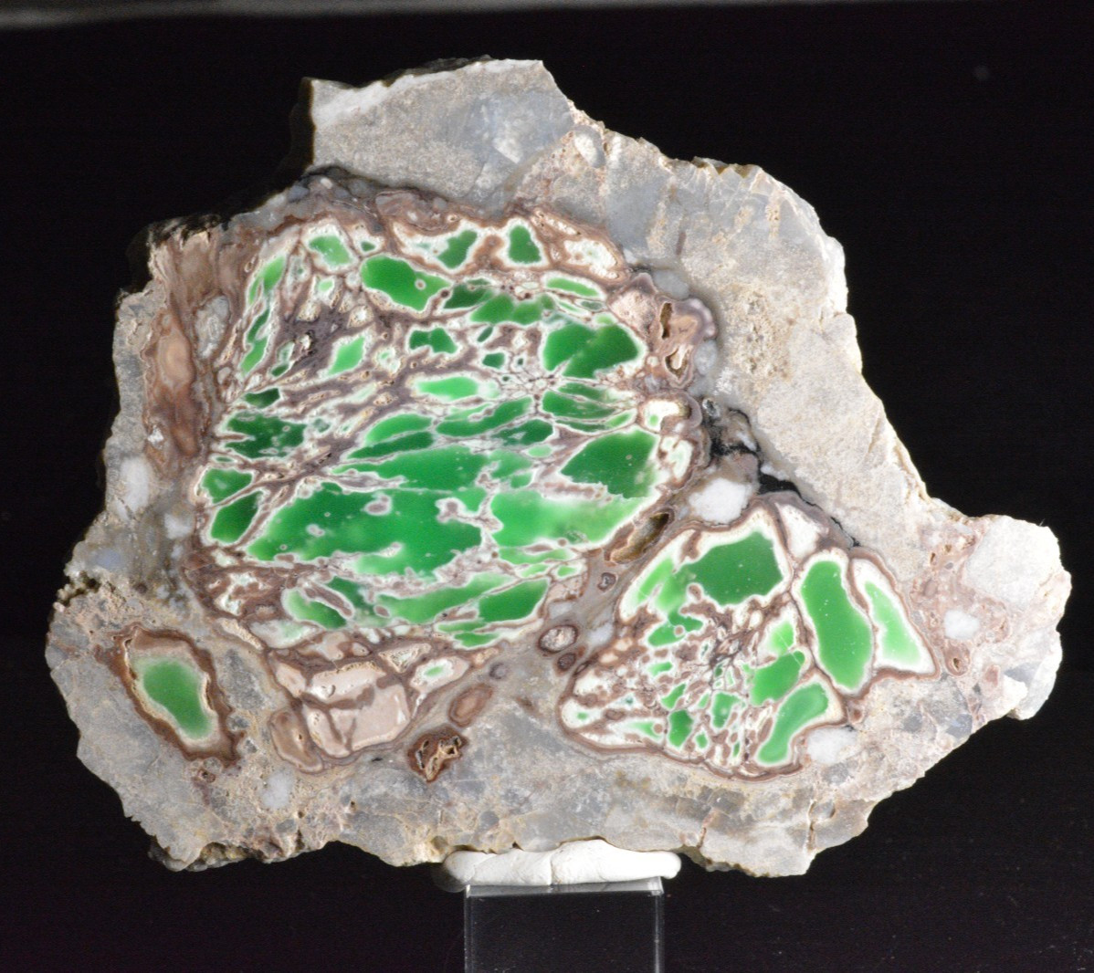 Variscite, Lucin, Utah, polished specimen, 4x3.5x0.23" Variscite, Lucin, Utah, polished specimen, 4x3.5x0.23"