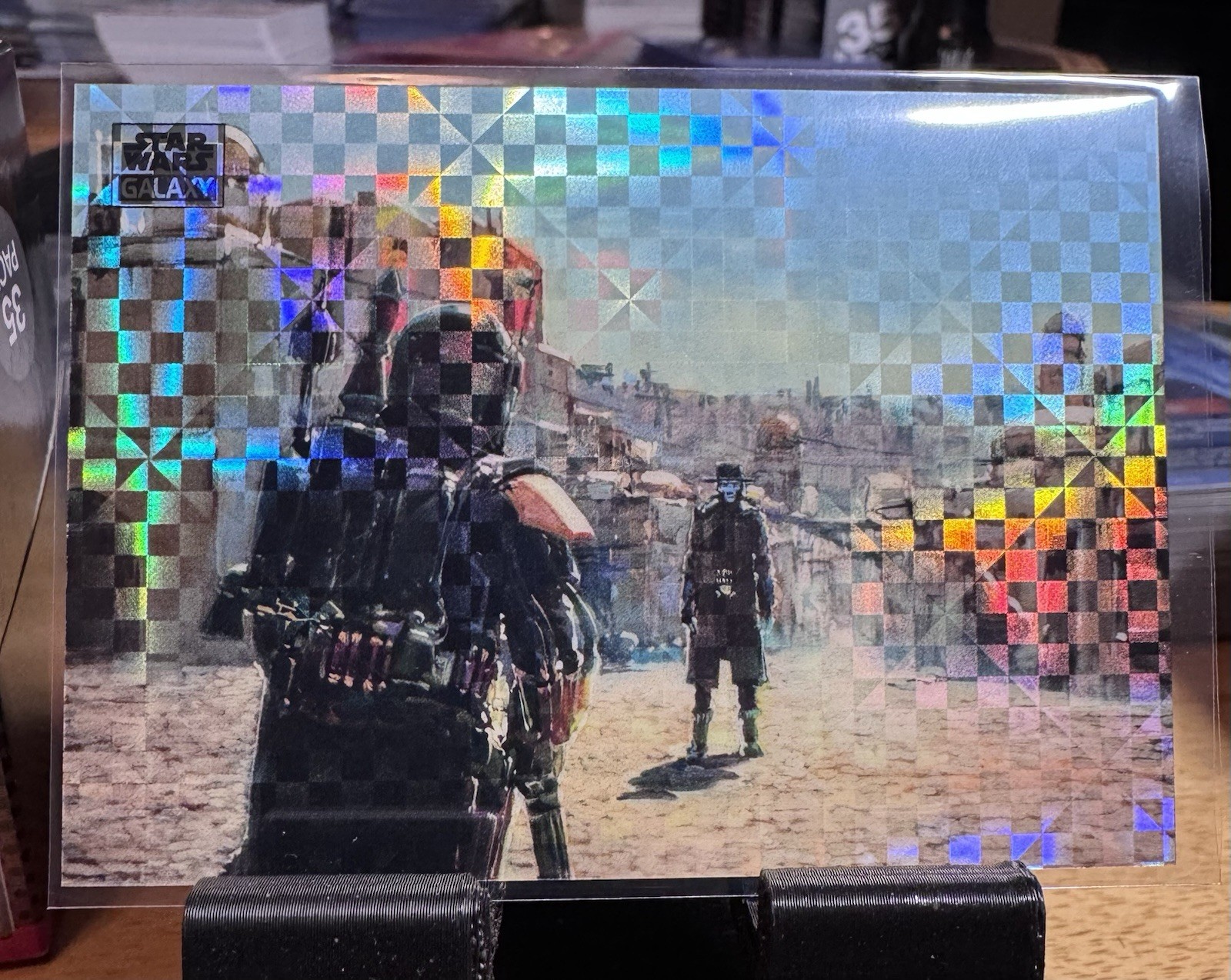 2024 Topps Chrome Star Wars Galaxy Standoff #91 X-Fractor 01/10 First Print 2024 Topps Chrome Star Wars Galaxy Standoff #91 X-Fractor 01/10 First Print