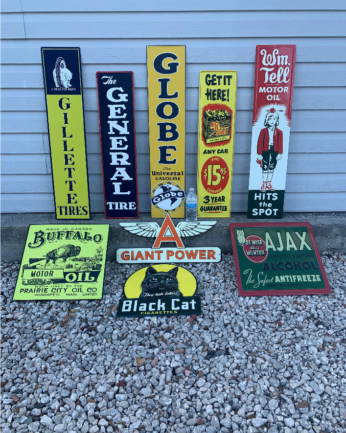 Vintage Style Metal Signs MIX/MATCH Any 4 Made in USA Gas Oil Soda Vintage Style Metal Signs MIX/MATCH Any 4 Made in USA Gas Oil Soda