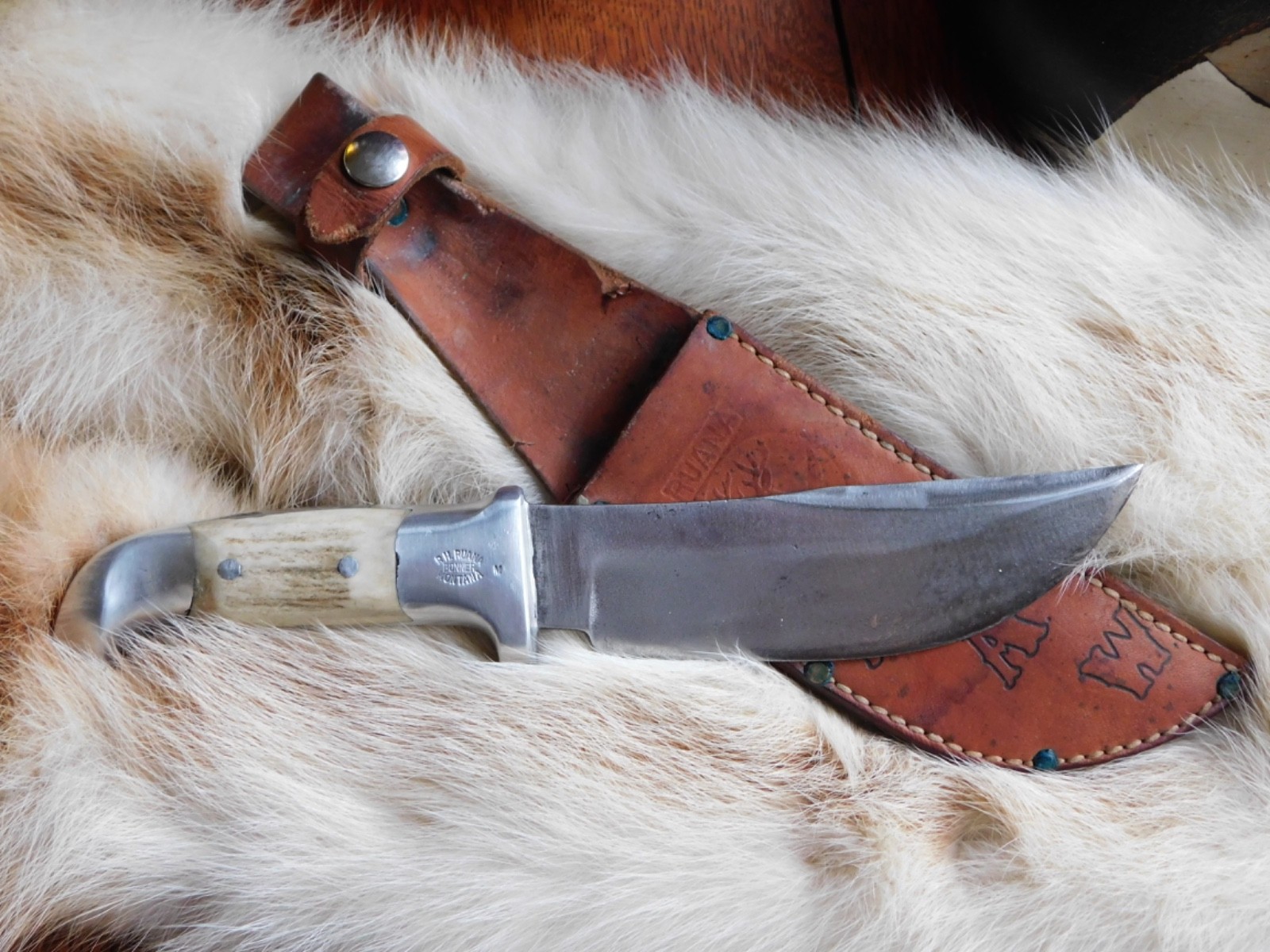 Vintage 1962-1983 M Stamped Ruana Knife 6 Inch Blade Vintage 1962-1983 M Stamped Ruana Knife 6 Inch Blade