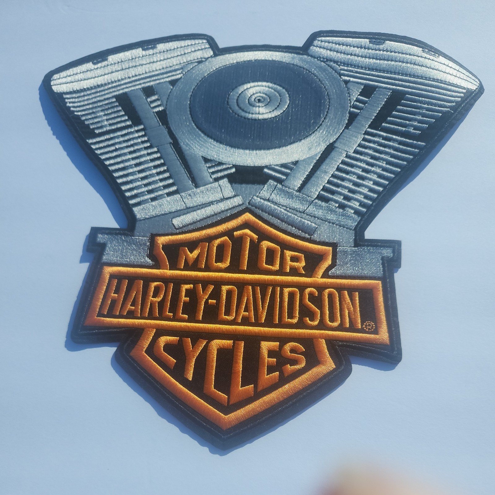 Rare Large 12"X12.5" Official Harley Davidson EVO Evolution Motor Patch