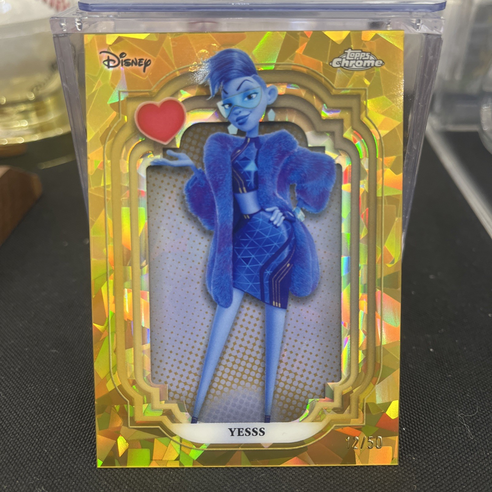 YESSS 2024 TOPPS CHROME SAPPHIRE EDITION DISNEY GOLD SP 12/50 YESSS 2024 TOPPS CHROME SAPPHIRE EDITION DISNEY GOLD SP 12/50