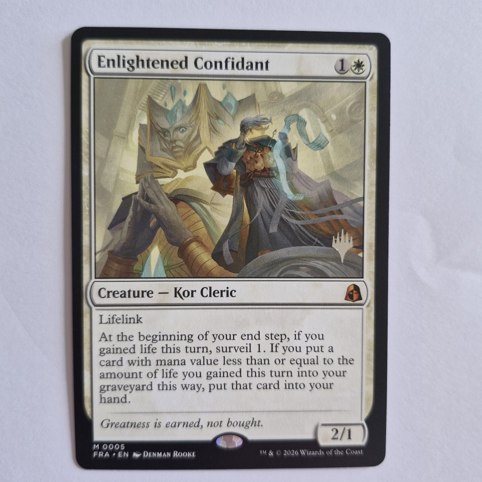 Enlightened Confidant - MtG Reality Fracture - NM Enlightened Confidant - MtG Reality Fracture - NM