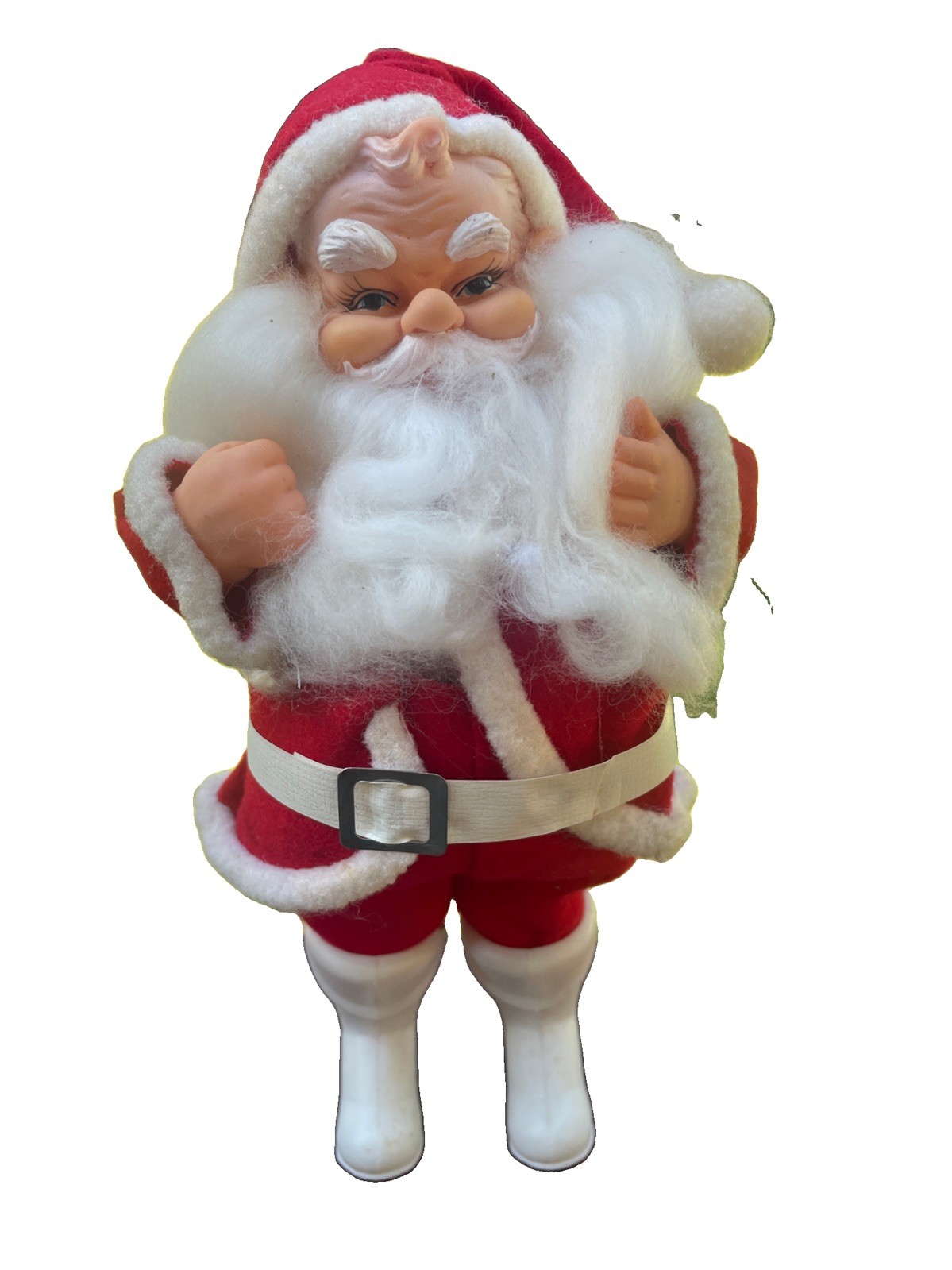 Vintage Japan Felt Christmas Santa Claus Figure Vintage Japan Felt Christmas Santa Claus Figure