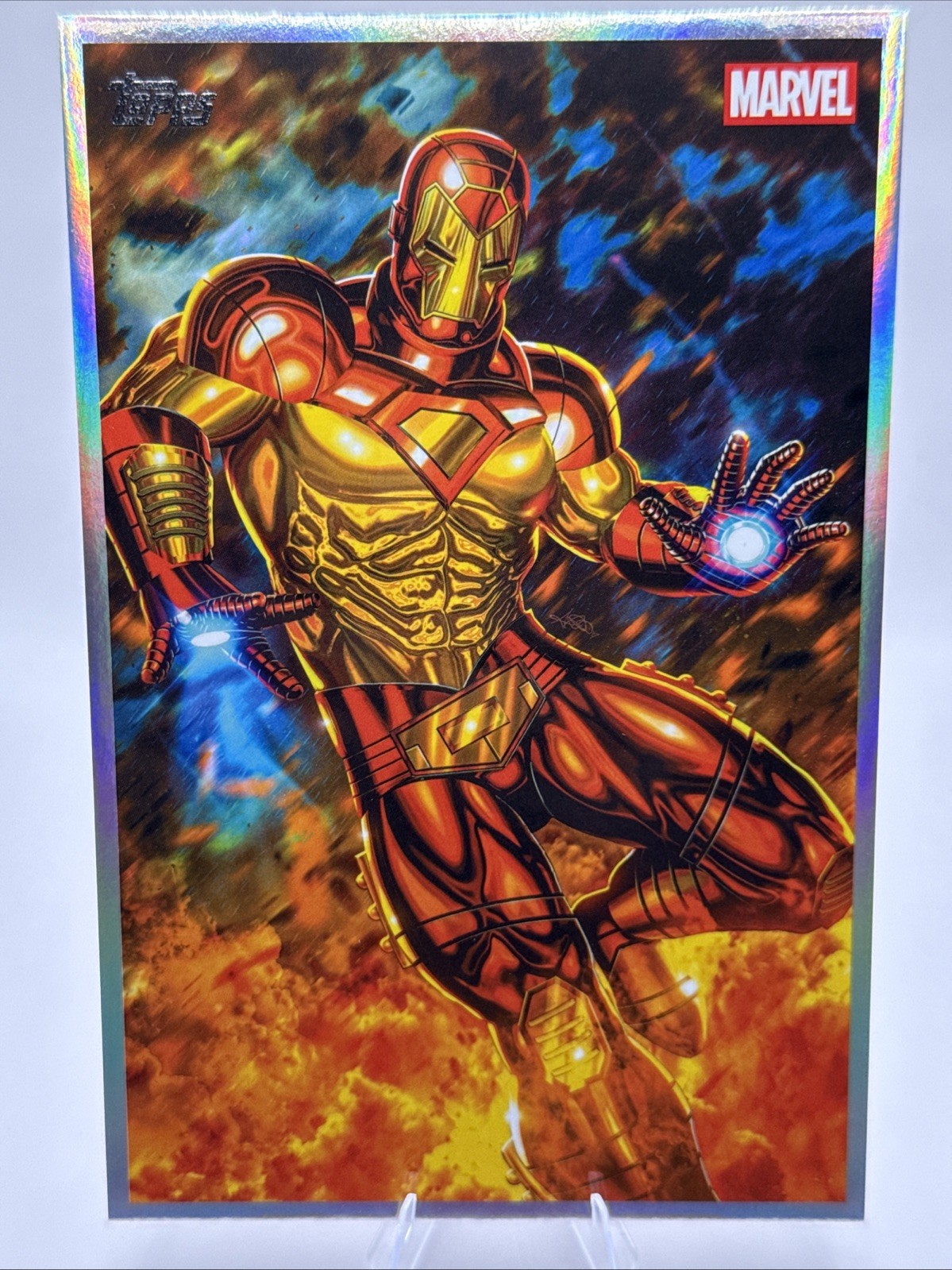 Topps 2026 Marvel Vault Vault Iron Man Vault Originals Art Card Box Topper VO-09