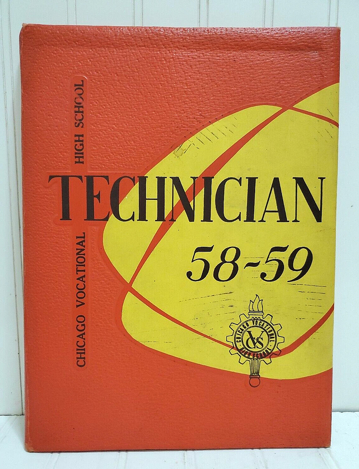Vintage DICK BUTKUS High School Yearbook 1958-1959 CHICAGO Vocational BEARS HOF