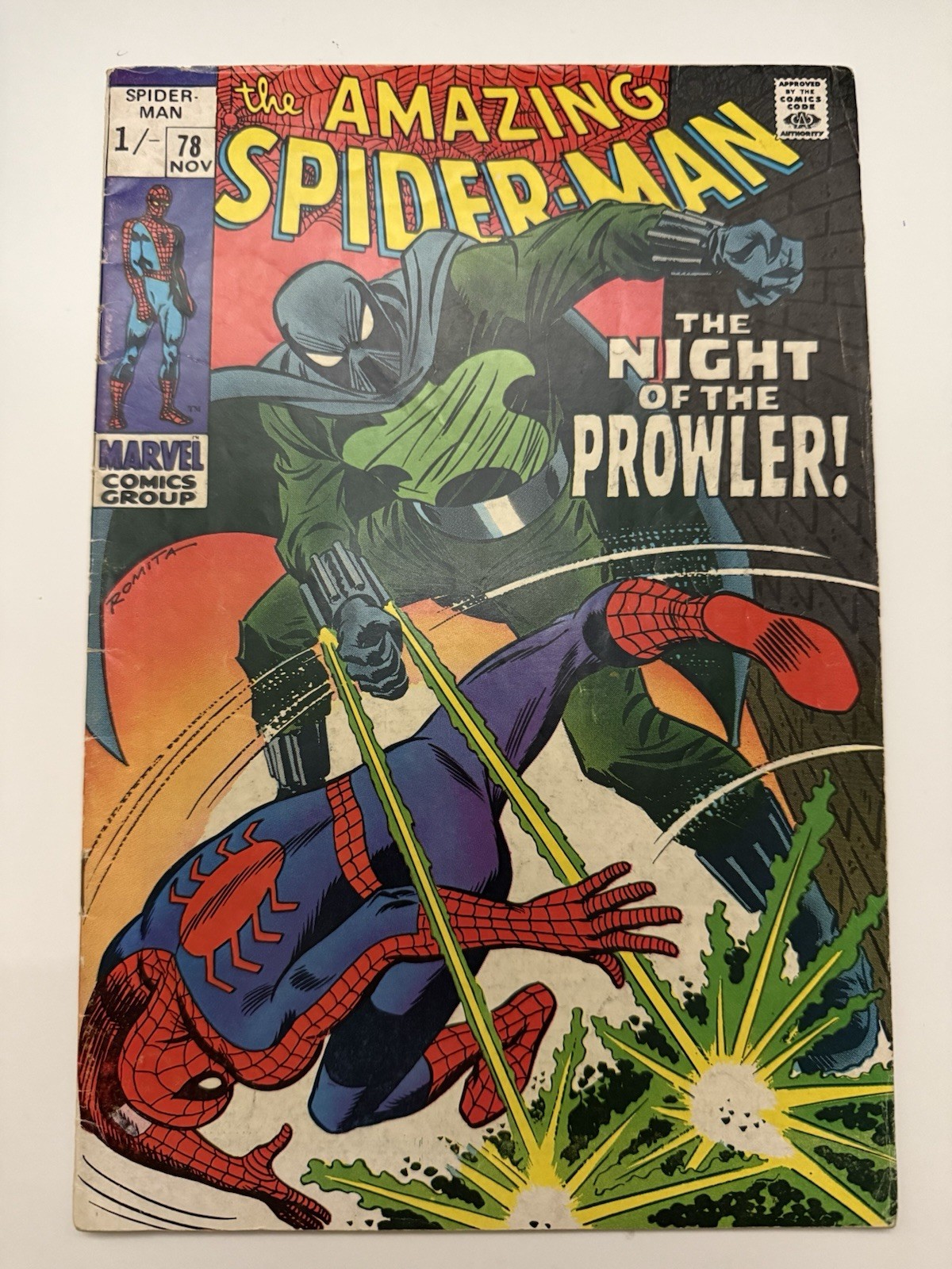 The Amazing Spider-Man #78 UK Variant (Marvel 1969) 🔑 KEY ISSUE 🔥 VG/FN