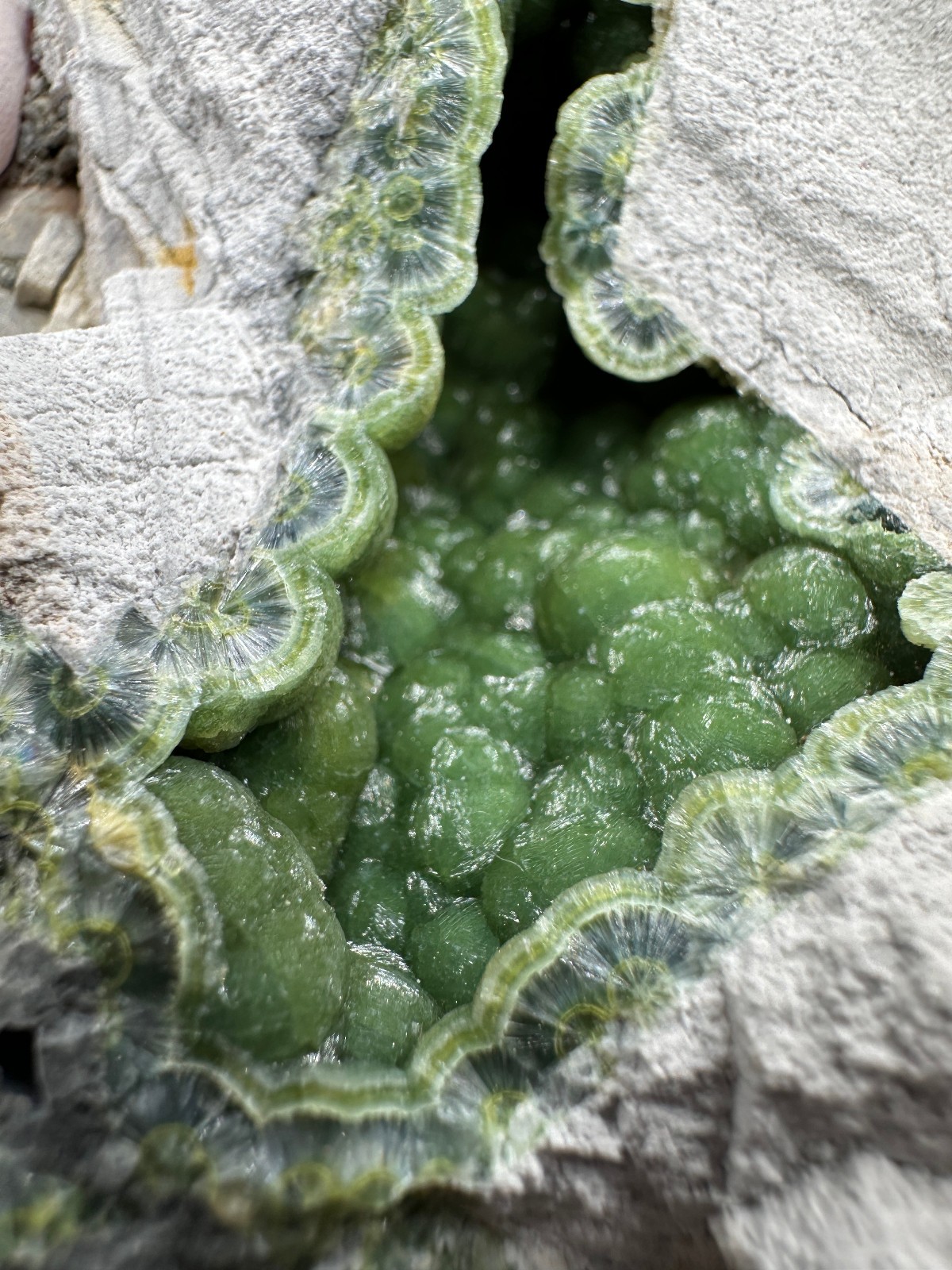 Beautiful Large RARE GREEN Wavellite Specimen from Avant, Arkansas Beautiful Large RARE GREEN Wavellite Specimen from Avant, Arkansas