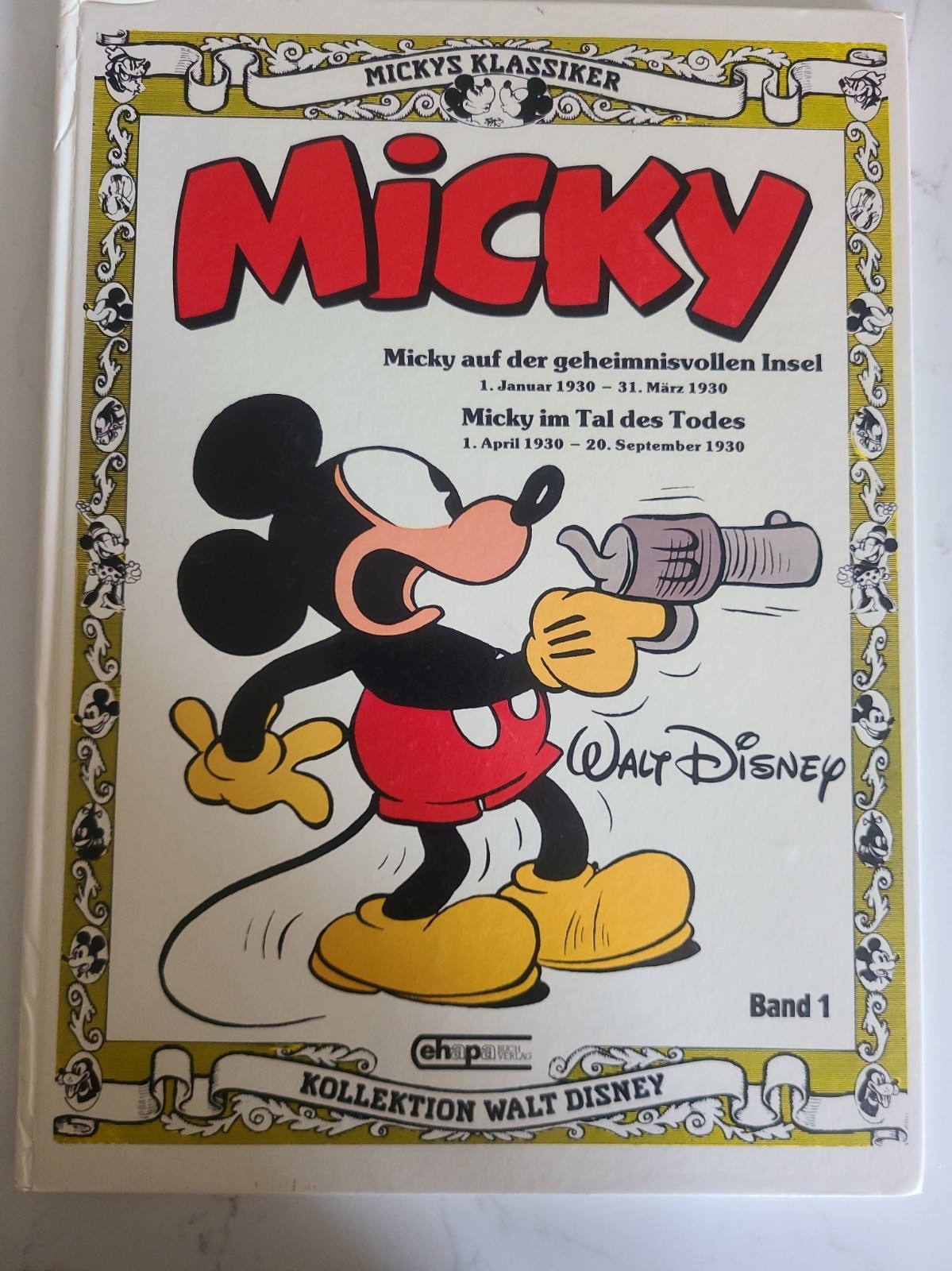 Rare German Mickey Mouse Book Mickys Klassiker Band 1