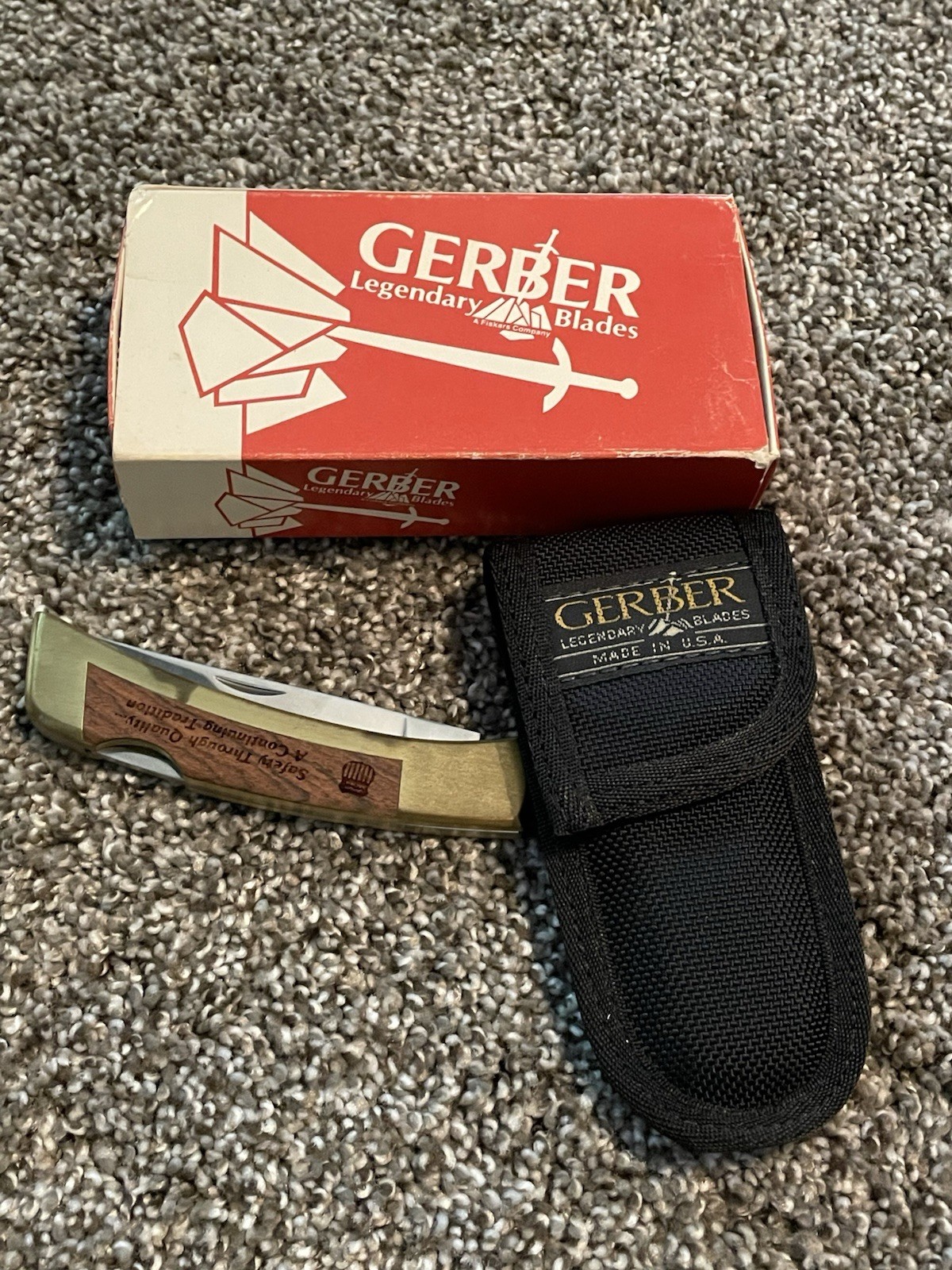 Vintage Gerber Sportsman II 2 Pocket Knife Folding Hunter Knife 1980's UPRR Vintage Gerber Sportsman II 2 Pocket Knife Folding Hunter Knife 1980's UPRR