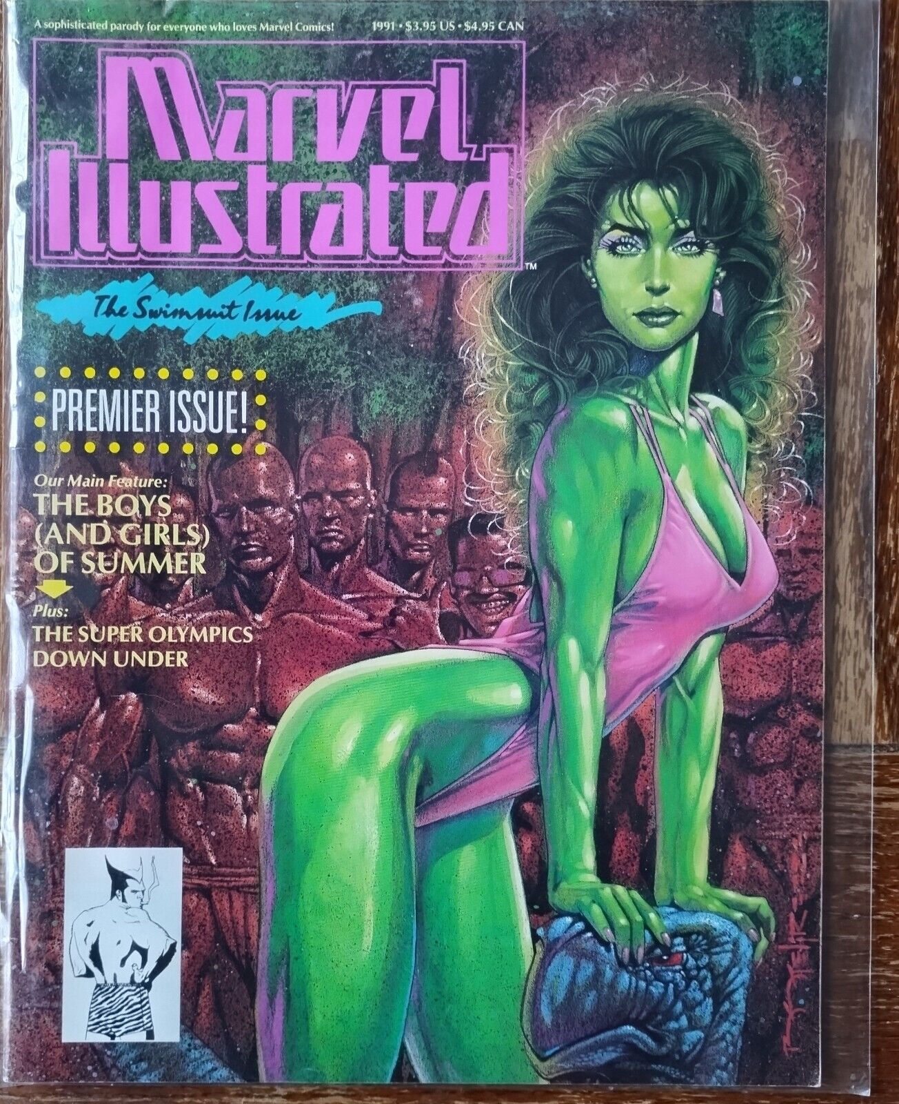 1991 MARVEL ILLUSTRATED THE SWIMSUIT ISSUE - PREMIER ISSUE -  Excellent To Mint.