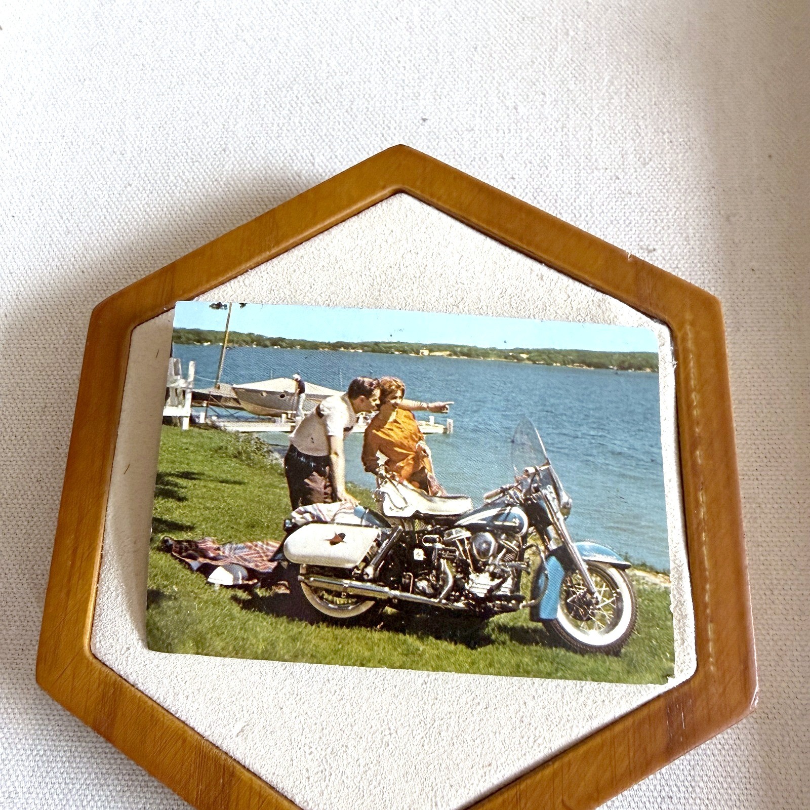 1961 A D Farrow Co Harley Davidson Columbus Ohio Dealer Calendar Postcard 1961 A D Farrow Co Harley Davidson Columbus Ohio Dealer Calendar Postcard