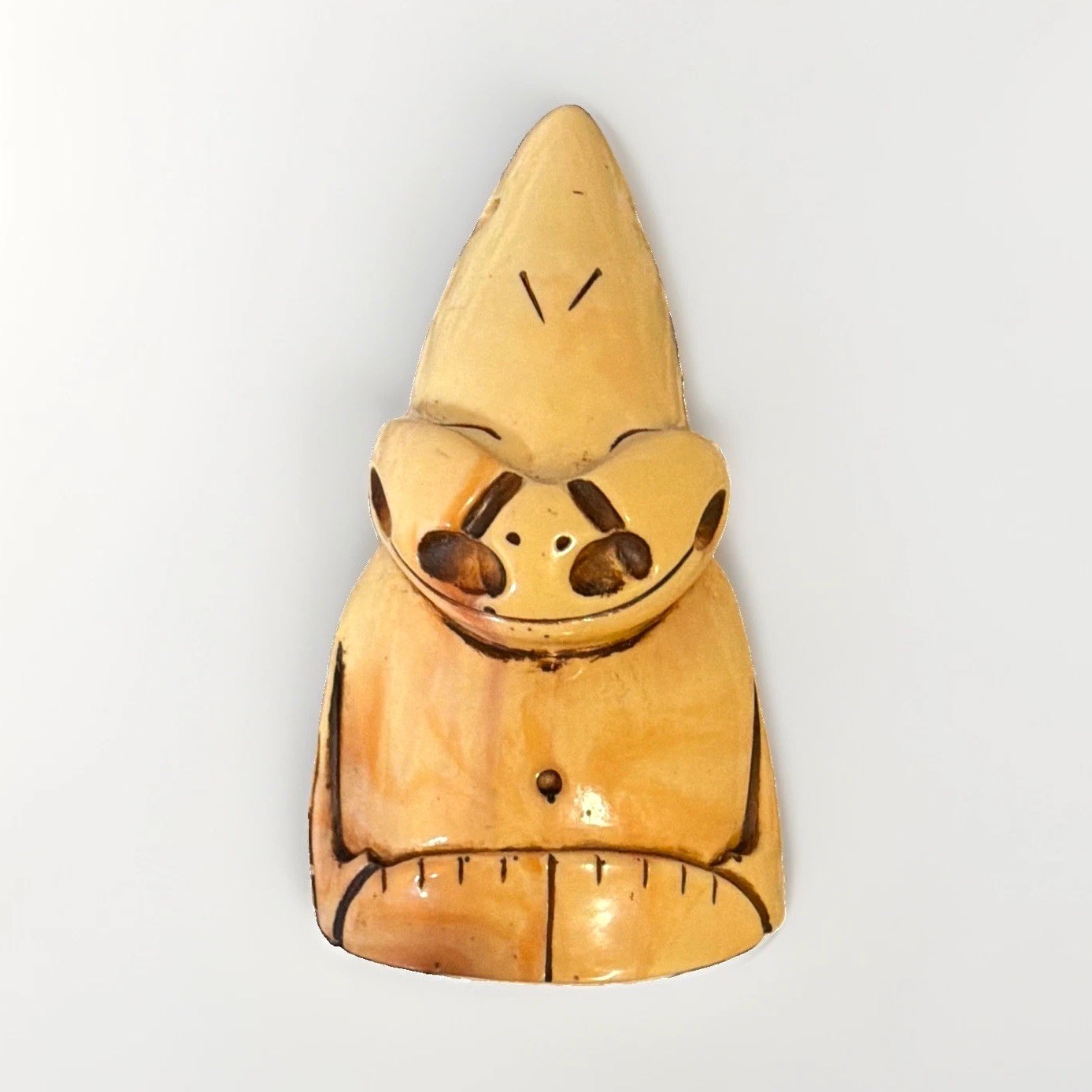 Vintage Carved Billiken Goof Luck Figure Alaskan Hand Carved 4" Tall Pendant Vintage Carved Billiken Goof Luck Figure Alaskan Hand Carved 4" Tall Pendant