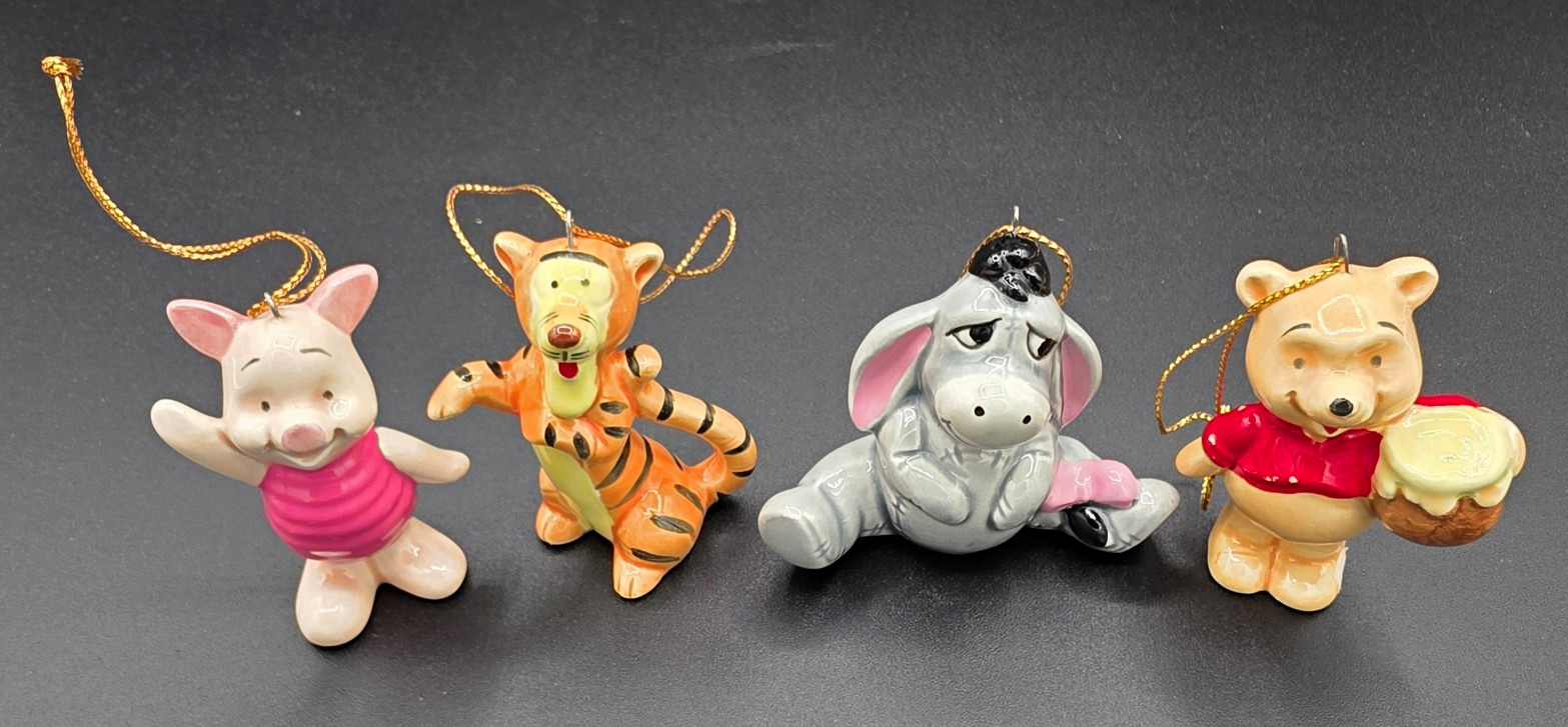 Vintage Disney Winnie the Pooh Ceramic Figurines (Full Set) Made in Japan Vintage Disney Winnie the Pooh Ceramic Figurines (Full Set) Made in Japan