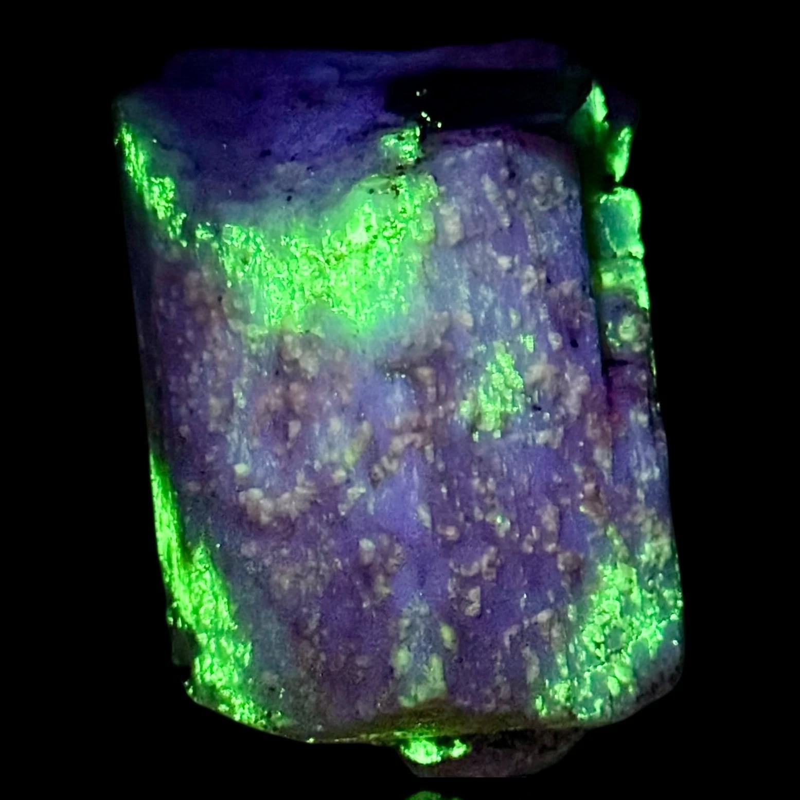 158 GM Aquamarine Crystal With Fluorescent On Feldspar From Skardu Pakistan r2 158 GM Aquamarine Crystal With Fluorescent On Feldspar From Skardu Pakistan r2