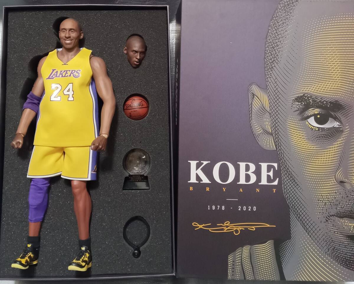New 1 6 Kobe Bryant Action Figure Head 2 Uniform  2 NBA Lakers Enterbay etc.