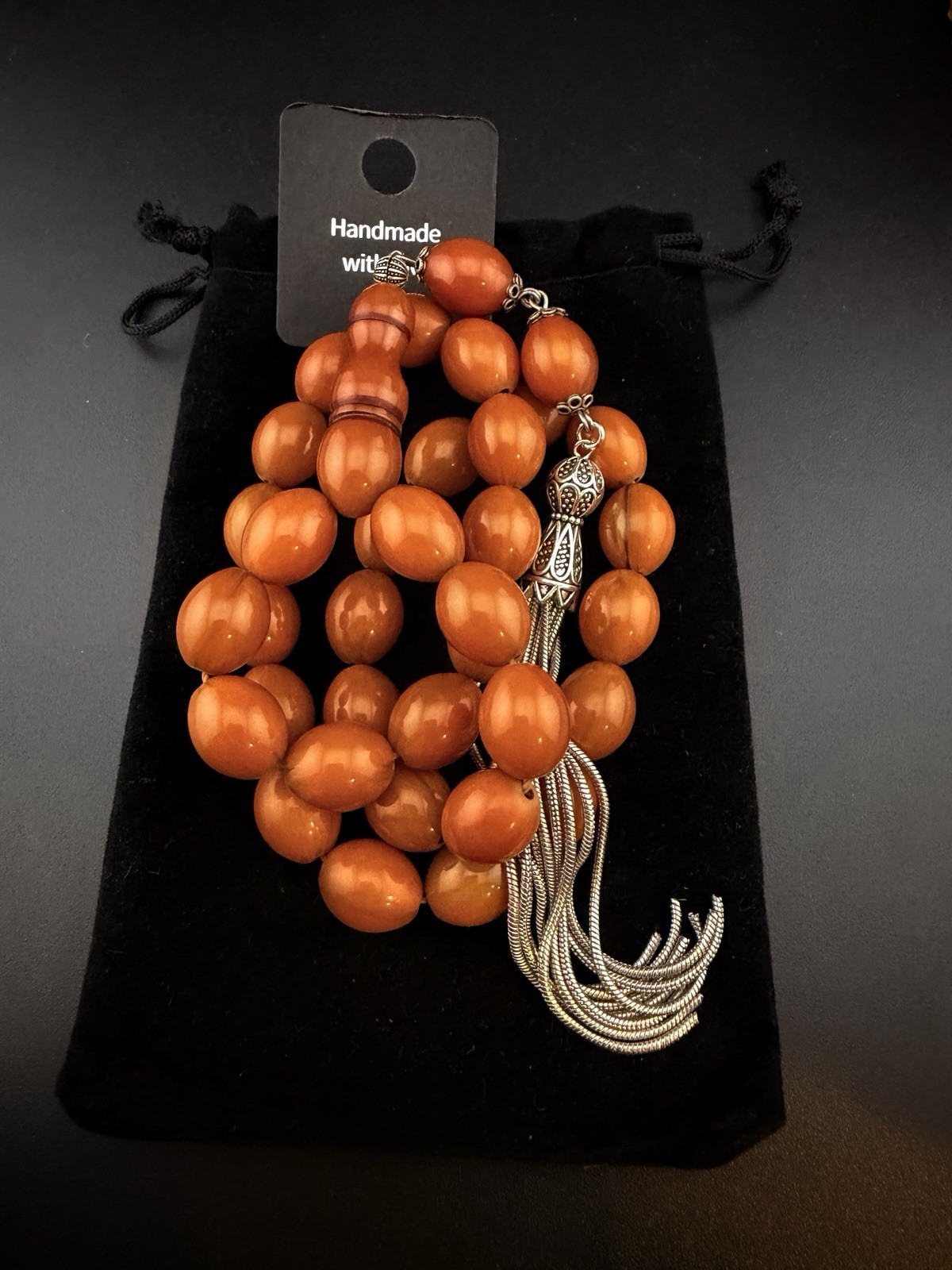 Vintage Misky 33 Worry Beads Prayer Rosary Tasbih مسبحة مسباح مسكي قديم مخزن447 Vintage Misky 33 Worry Beads Prayer Rosary Tasbih مسبحة مسباح مسكي قديم مخزن447