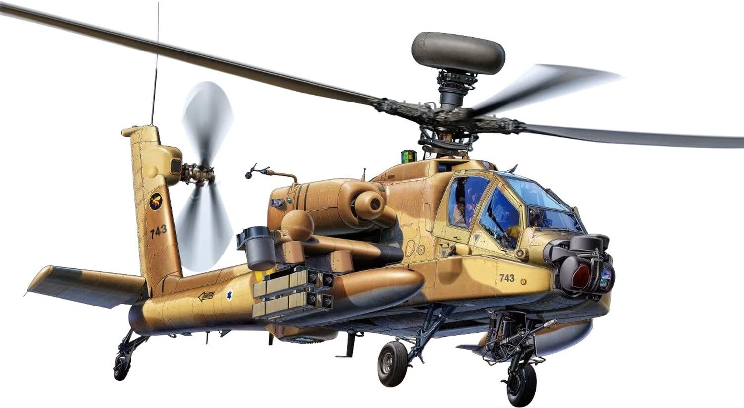 MENG QS-005 1/35 AH-64D SARAF HEAVY ATTACK HELICOPTER (ISRAELI AIR FORCE) Japan MENG QS-005 1/35 AH-64D SARAF HEAVY ATTACK HELICOPTER (ISRAELI AIR FORCE) Japan
