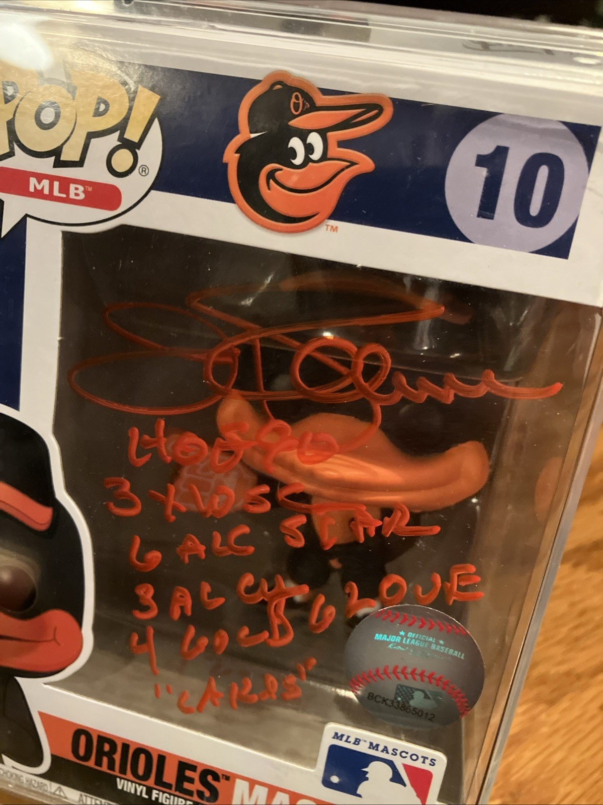 Funko Pop #10 Baltimore Orioles Mascot Autograph Signed Jim Palmer JSA Funko Pop #10 Baltimore Orioles Mascot Autograph Signed Jim Palmer JSA