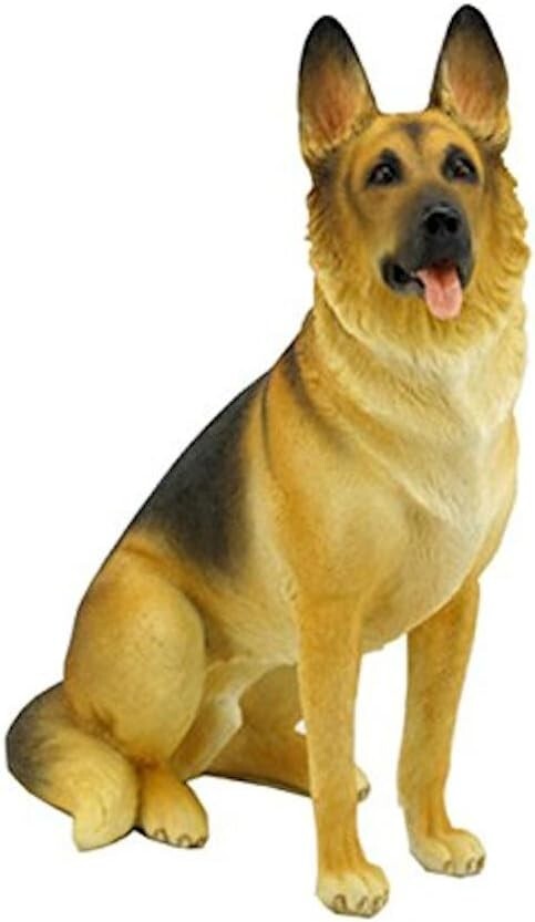 German Shepherd Dog Polystone Figurine Design Home Decorative Collectible German Shepherd Dog Polystone Figurine Design Home Decorative Collectible
