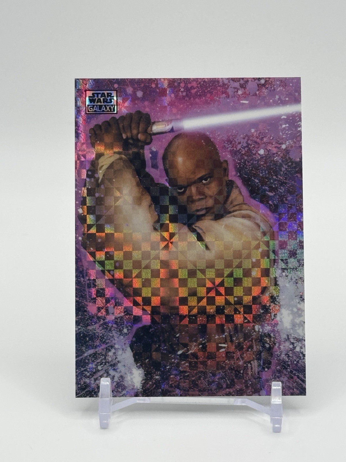 2026 Topps Chrome Star Wars Galaxy Force Energy FE-9 Mace Windu X-Fractor 8/10 2026 Topps Chrome Star Wars Galaxy Force Energy FE-9 Mace Windu X-Fractor 8/10