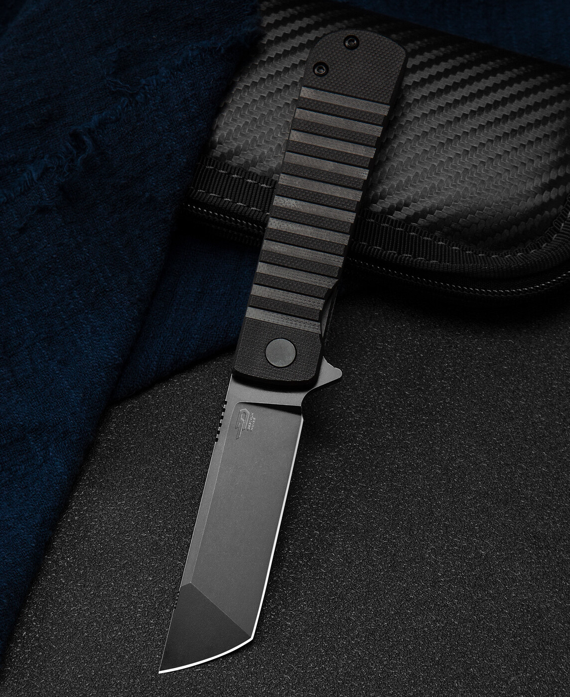 Bestech Knives Titan Linerlock Folding Knife 75" D2 Steel Black G10 Handle 49A5 Bestech Knives Titan Linerlock Folding Knife 75" D2 Steel Black G10 Handle 49A5