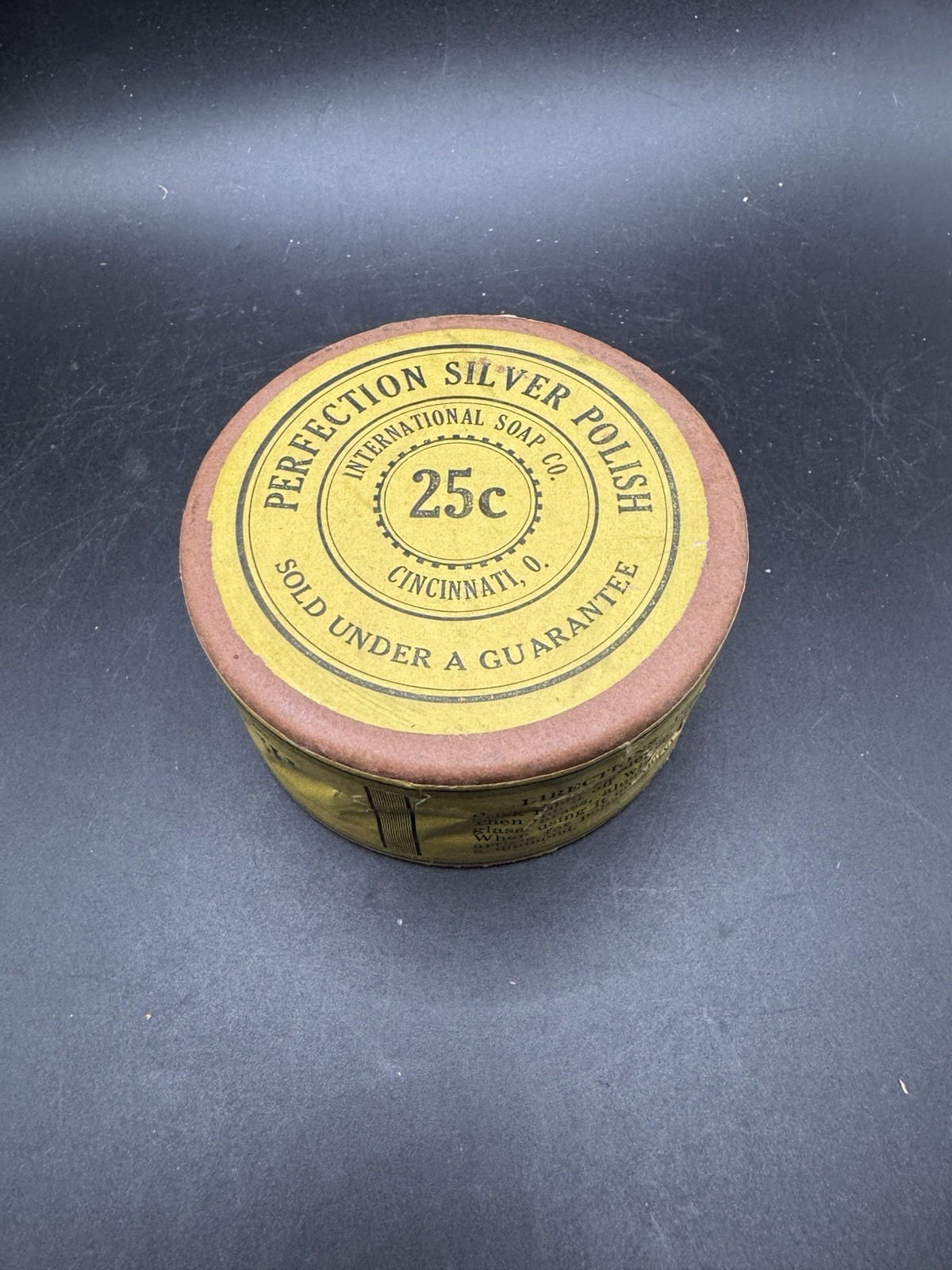 Antique Perfection Silver Polish International Soap Co Cincinnati Ohio Vtg Antique Perfection Silver Polish International Soap Co Cincinnati Ohio Vtg