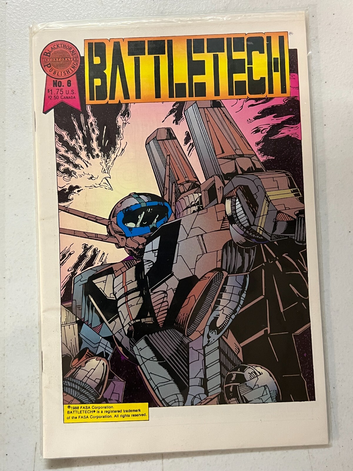 Battletech #6 1988 Blackthorne Publishing 1988 | Combined Shipping B&B Battletech #6 1988 Blackthorne Publishing 1988 | Combined Shipping B&B