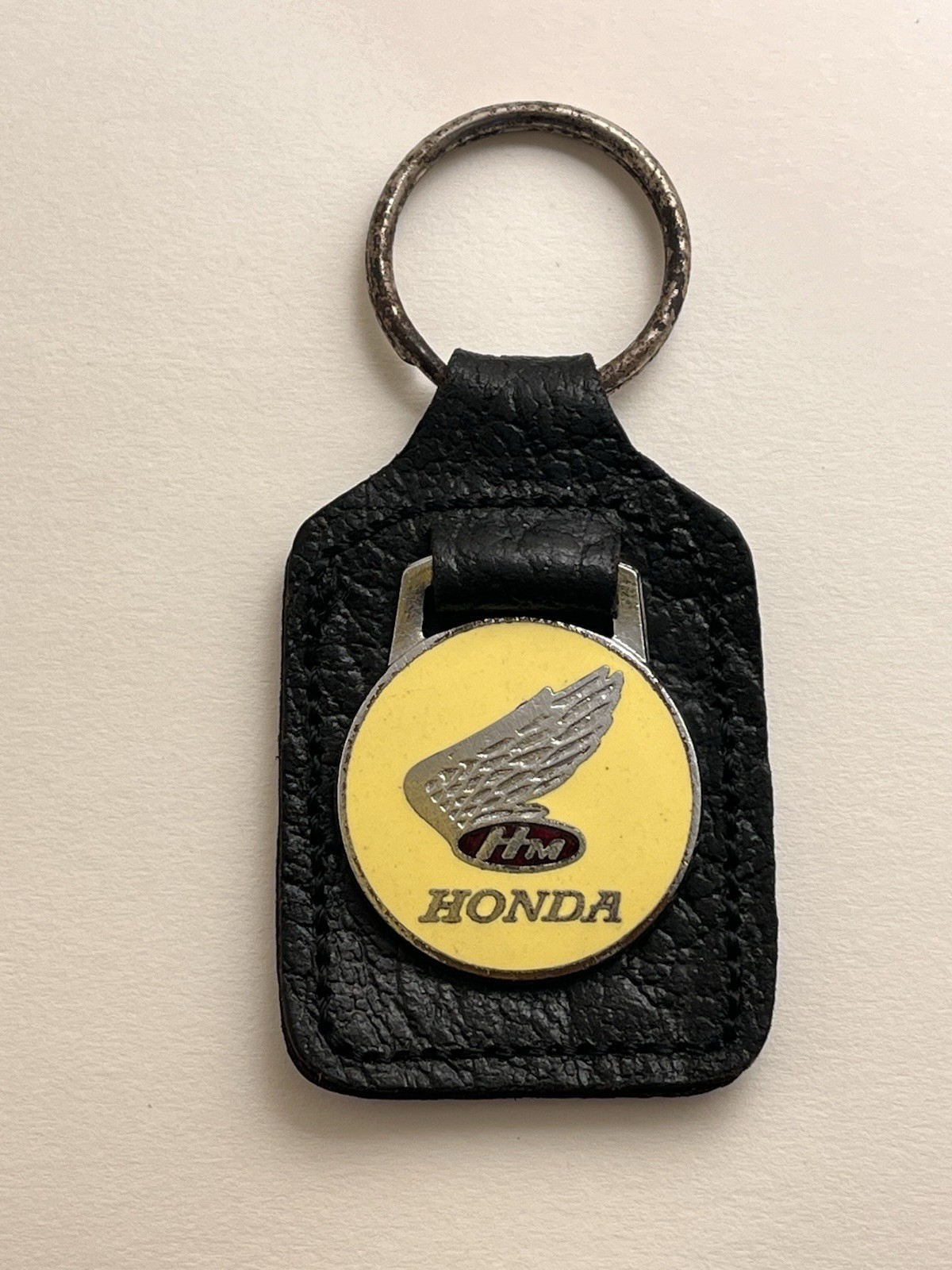 Vintage 1960s Honda Motorcycle Keyring Made In England