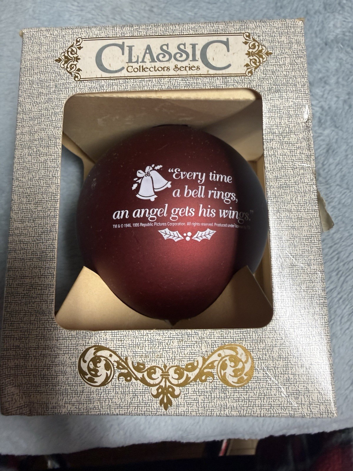 Vintage 1995 It’s A Wonderful Life Glass Ornament Topperscott Classic Collectors Vintage 1995 It’s A Wonderful Life Glass Ornament Topperscott Classic Collectors