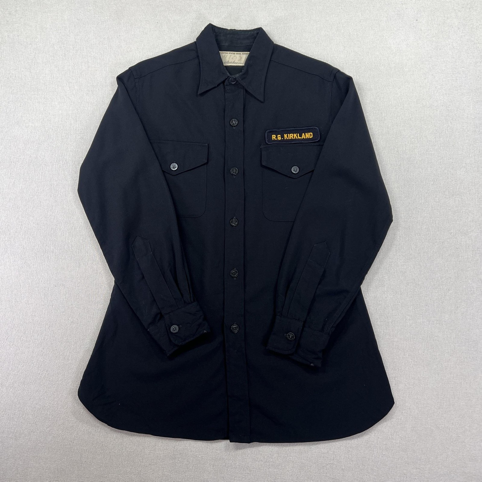 Vintage 50s/60s US Naval Academy Jacob Reed's Sons Navy Midshipman Mens M Shirt Vintage 50s/60s US Naval Academy Jacob Reed's Sons Navy Midshipman Mens M Shirt