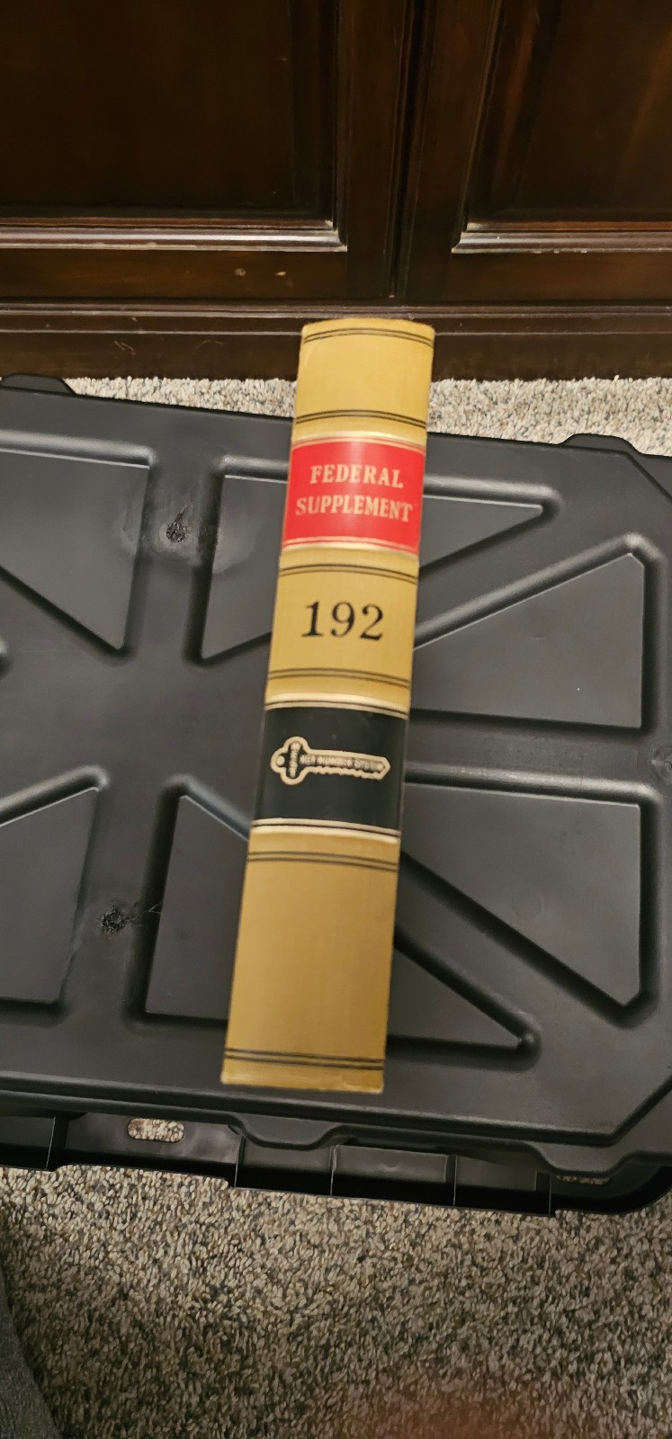 Federal Supplement Volume 192 law reference book Federal Supplement Volume 192 law reference book