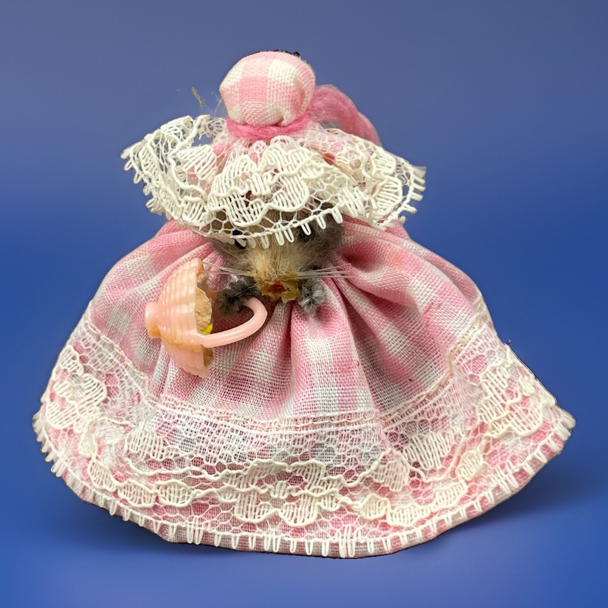 Vintage Mice Original Fur Toy West Germany Flower Girl Mouse Maiden Little Miss Vintage Mice Original Fur Toy West Germany Flower Girl Mouse Maiden Little Miss