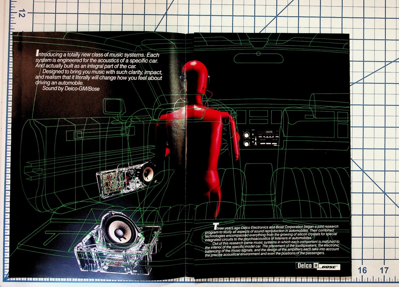 Delco-GM Bose Car Audio System Brochure 1983 Cadillac Riviera Toronado Ad Delco-GM Bose Car Audio System Brochure 1983 Cadillac Riviera Toronado Ad