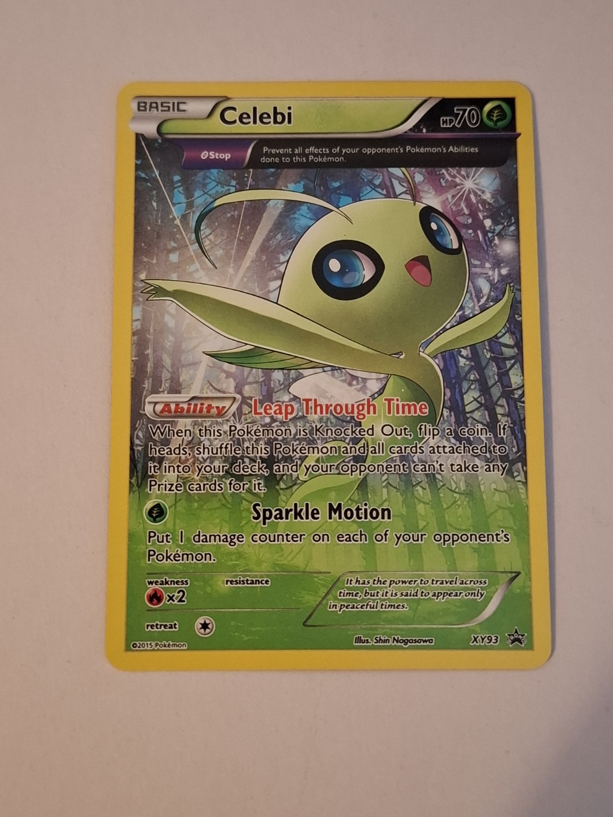 Pokémon TCG Celebi XY93 Black Star Promo holo 