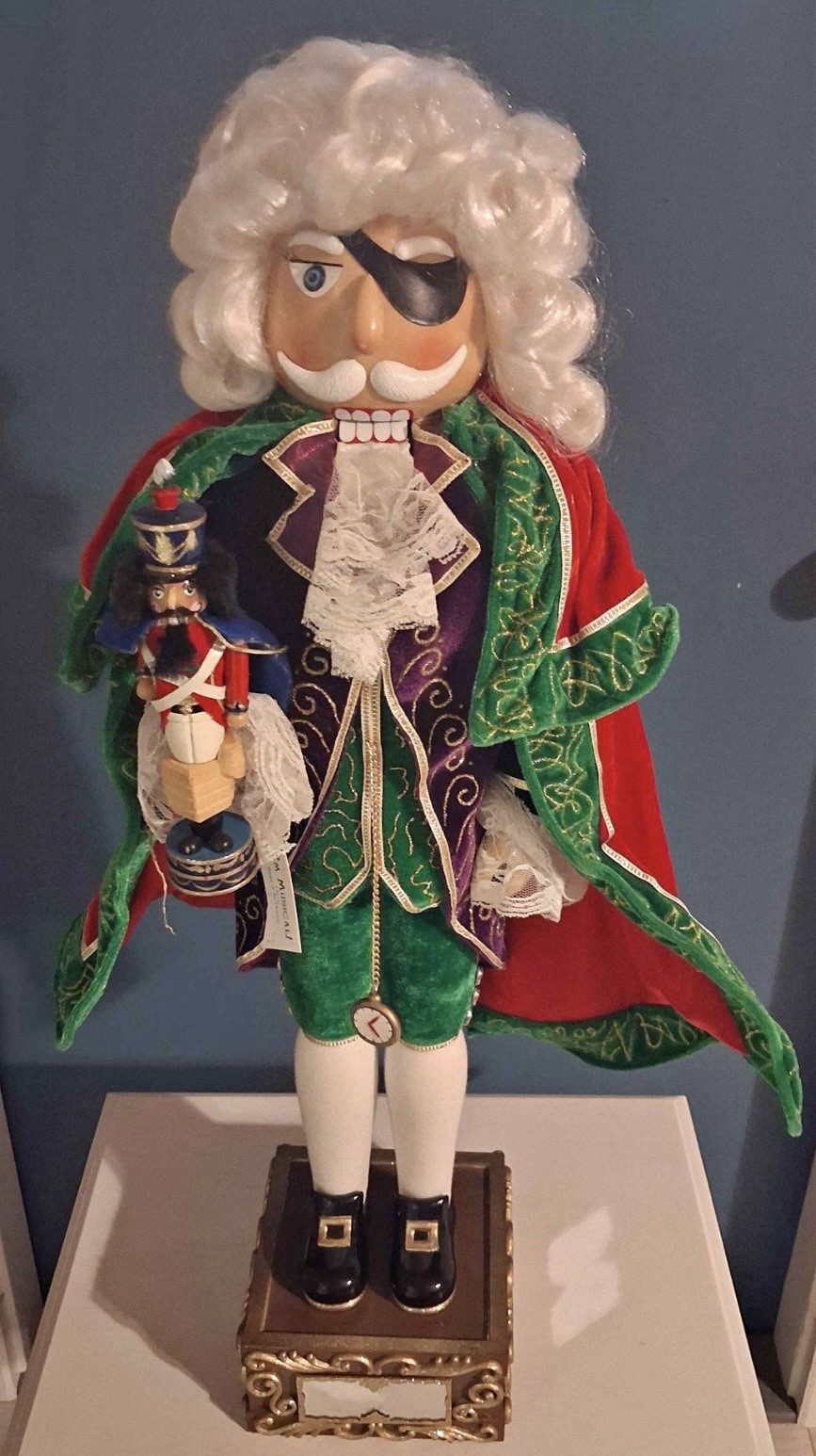 Christopher Radko Herr Drosselmeyer Musical Nutcracker Figurine Ltd Ed 165/1800 Christopher Radko Herr Drosselmeyer Musical Nutcracker Figurine Ltd Ed 165/1800