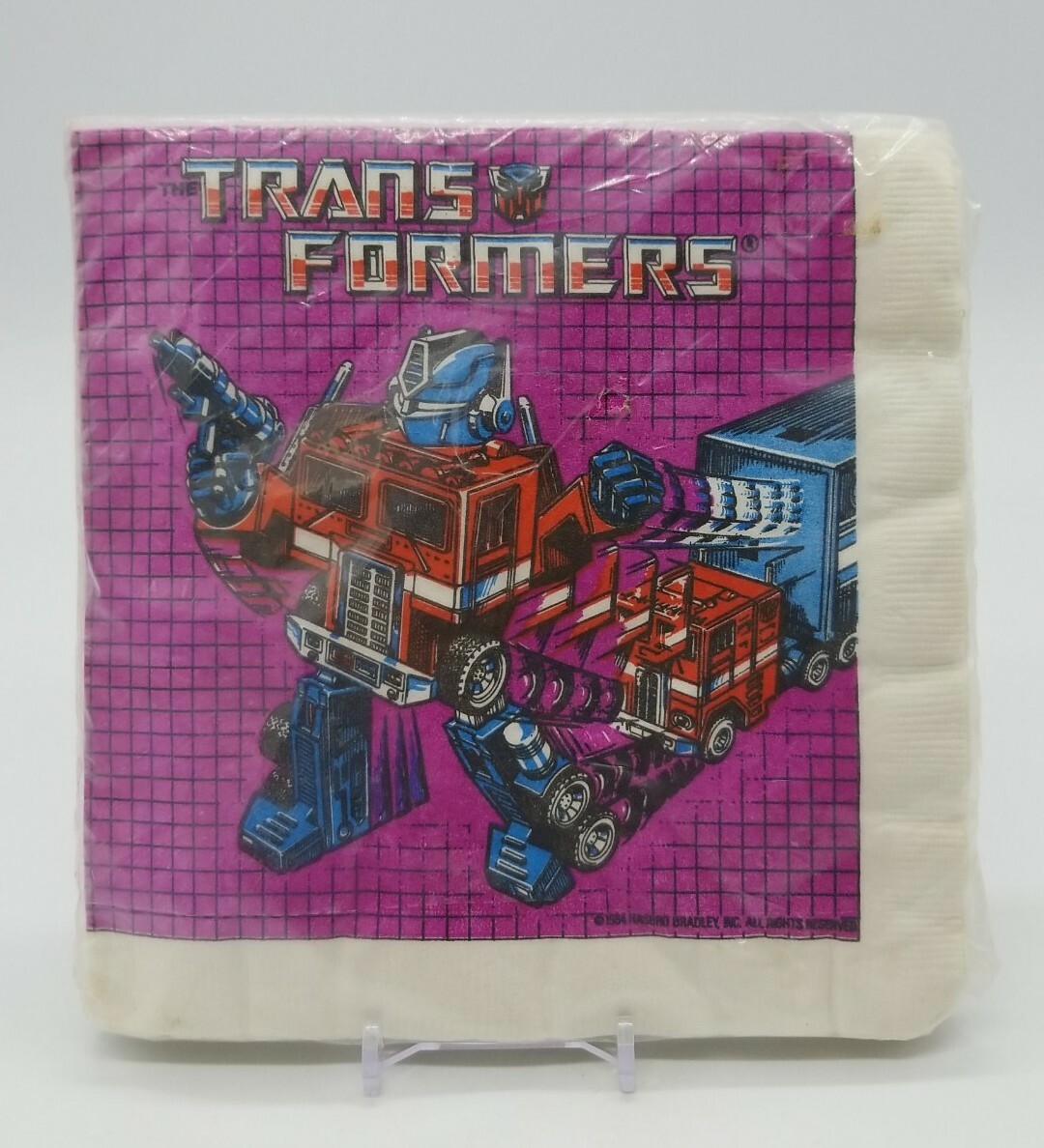 Transformers 1984 Pack of 16 Luncheon Napkins 2 Ply Unique New Old Stock Sealed