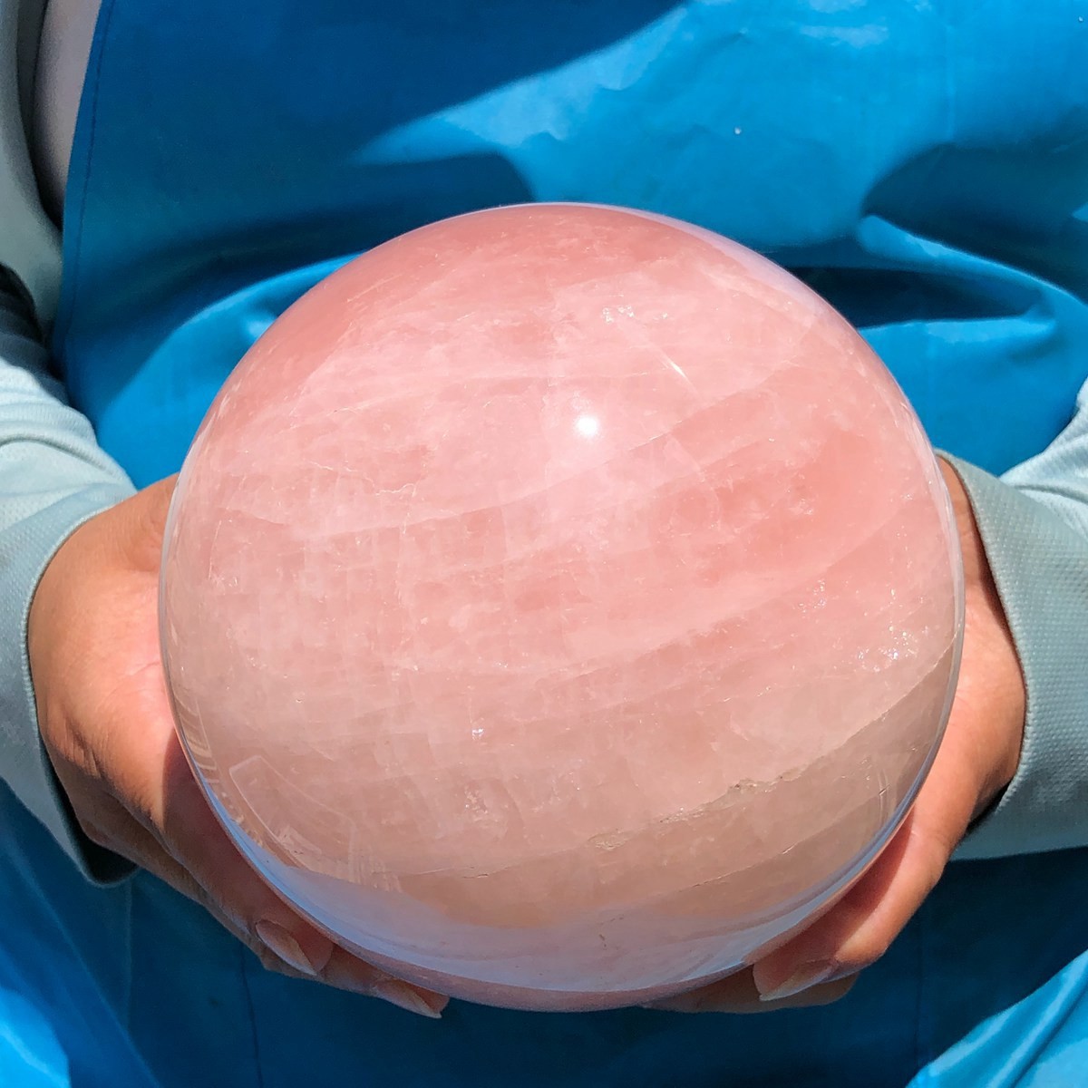 9.15LB Rare Natural Pink Crystal Ball Quartz Crystal Bll Reiki Healing 1131 9.15LB Rare Natural Pink Crystal Ball Quartz Crystal Bll Reiki Healing 1131