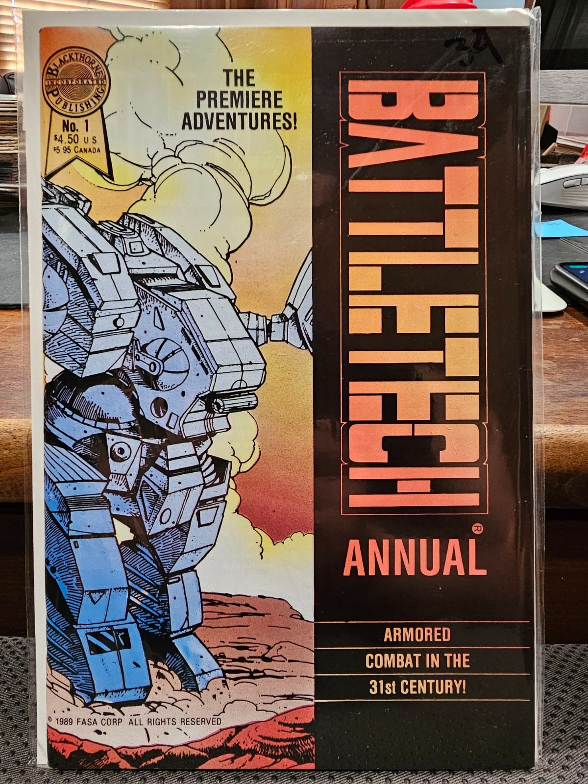 BattleTech Annual #1 (Blackthorne Publishing March 1989) BattleTech Annual #1 (Blackthorne Publishing March 1989)
